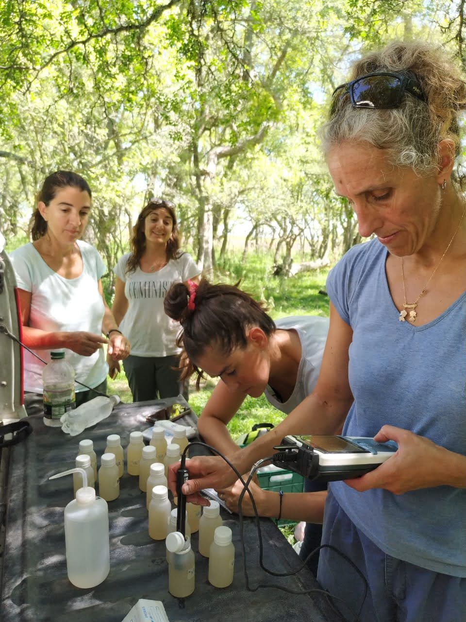 Estudio de aguas-medición parámetros